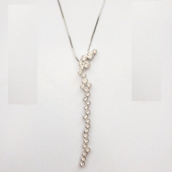 SWAROVSKI FIDELITY Pendant Necklace Silver Crystal - Picture 4 of 4